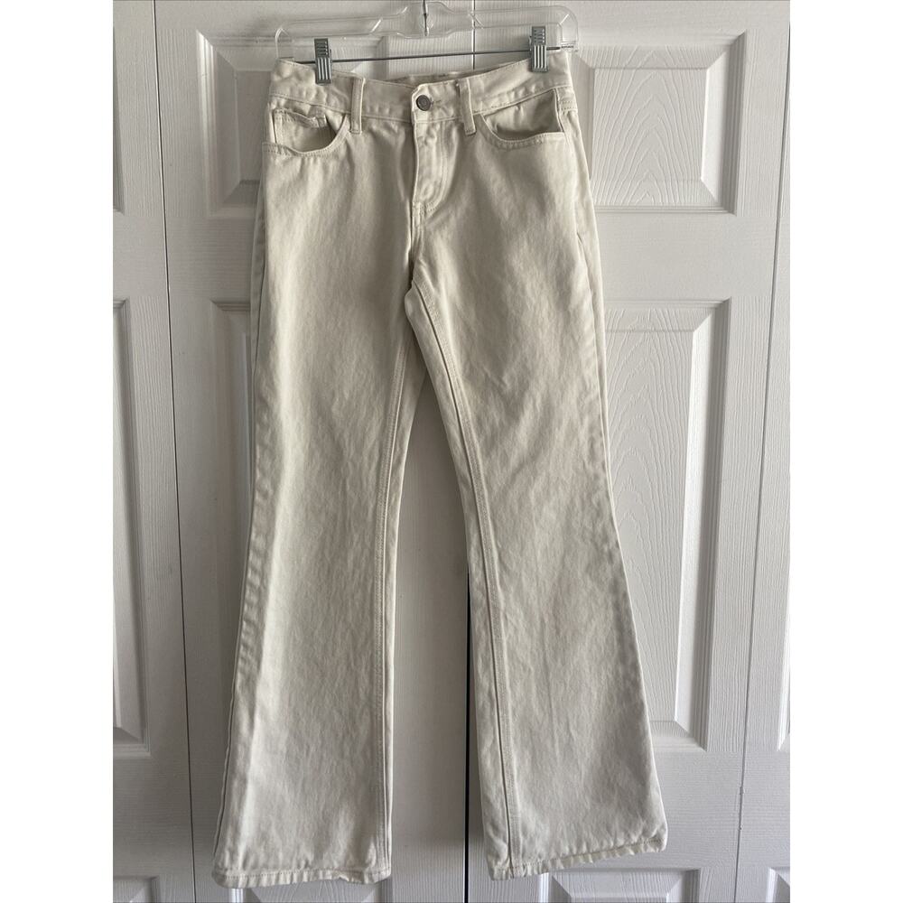John Galt Womens Small Khaki Flare Leg Pants Brandy Melville